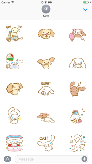 Muffin The Dog stickers pack