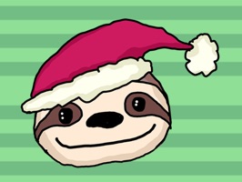 This Holiday spread the love with an adorable cute cuddly SLOTH sticker