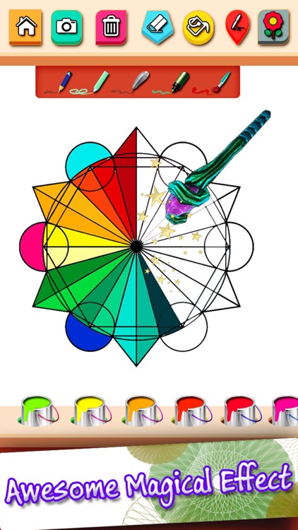 Geometry Art Coloring Pages-Creative Design World