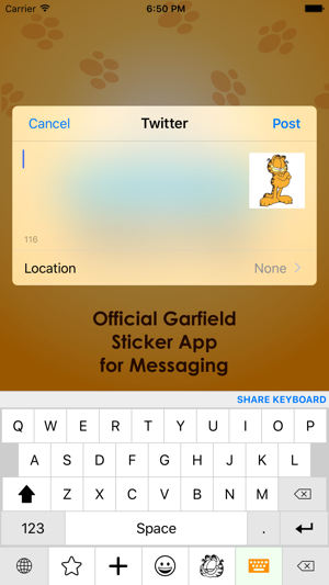 Garfield - StickerTap(圖4)-速報App
