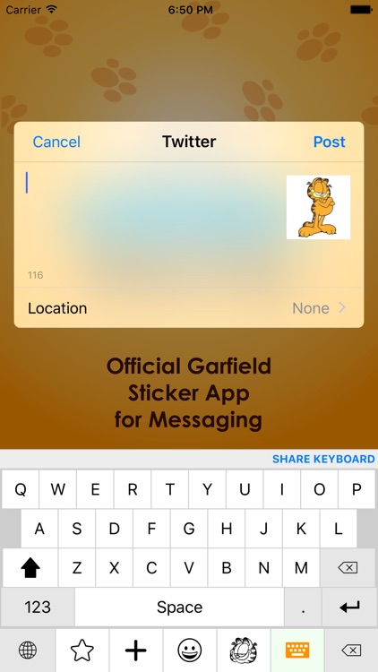 Garfield - StickerTap screenshot-3