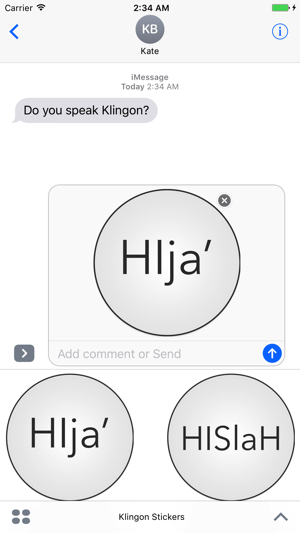 Klingon Stickers(圖1)-速報App