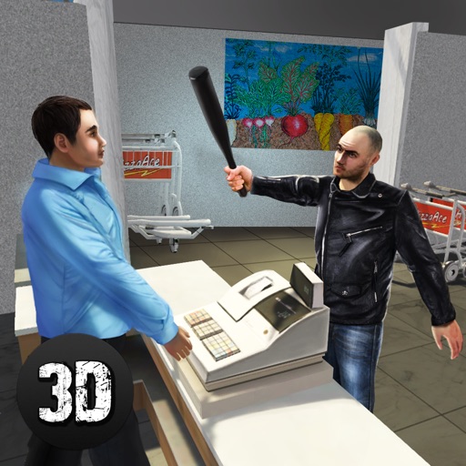 Vegas Supermarket Gangster Escape 3D Full Icon