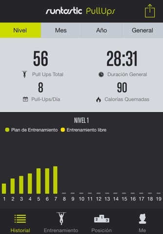 Runtastic Pull-Ups PRO Trainer screenshot 3