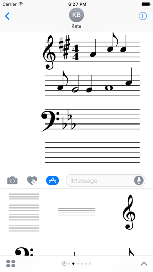 Music maker sticker - sheet stickers for iMessage(圖1)-速報App