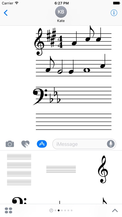 Music maker sticker - sheet stickers for iMessage