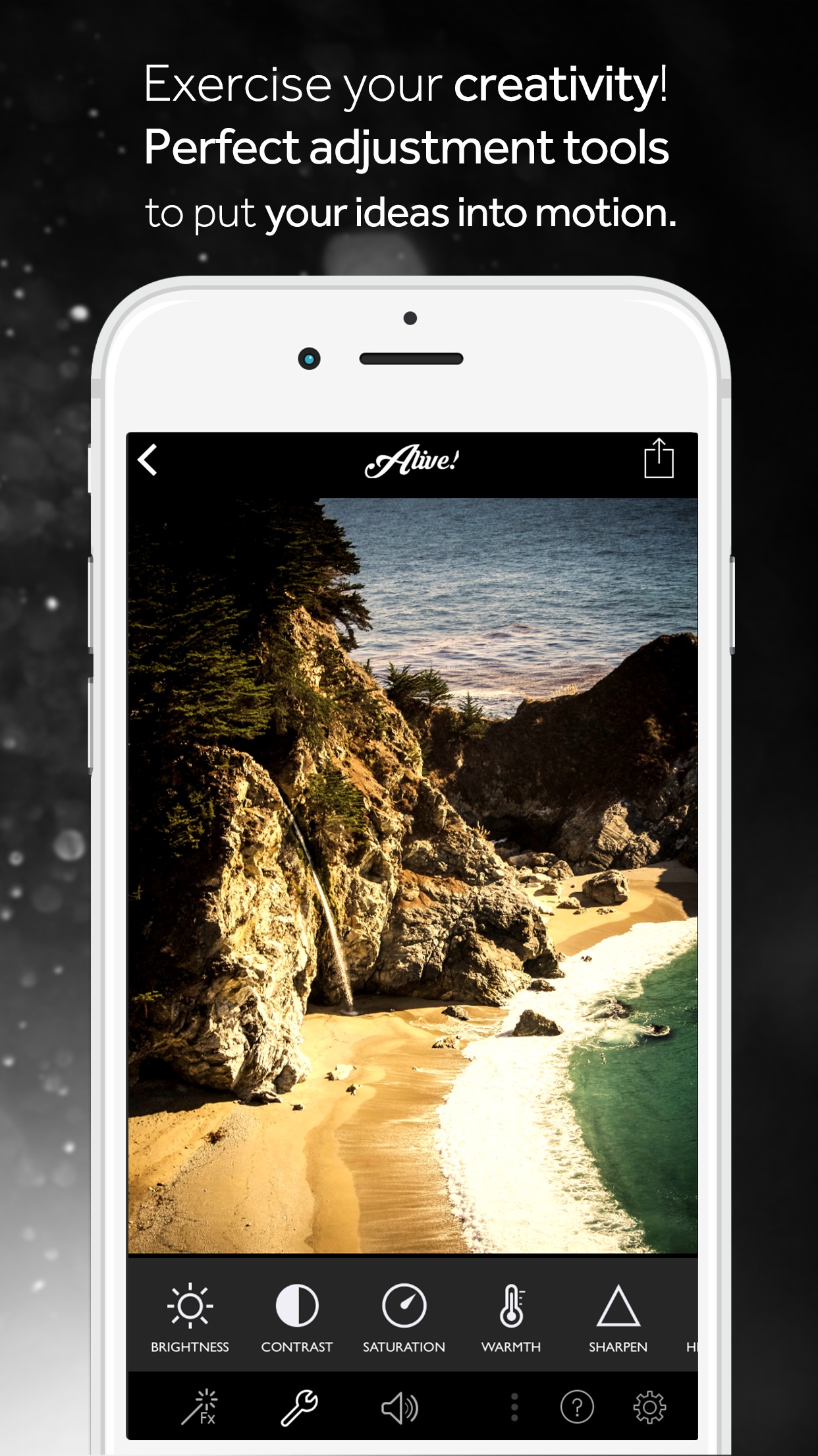 Screenshot do app Alive! Effects and Filters for Live Photos