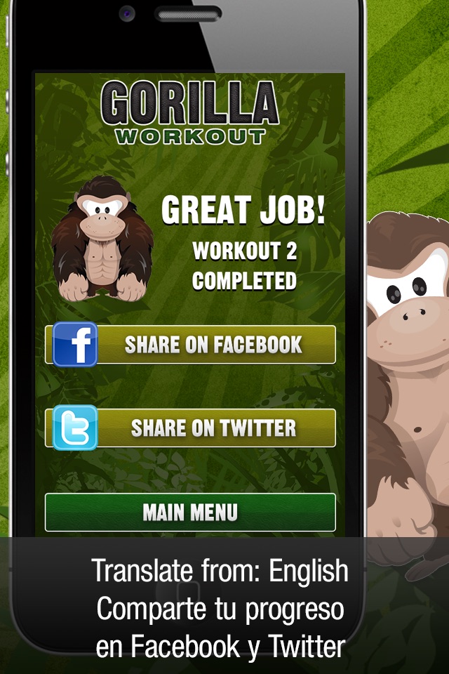 Gorilla Workout: Build Muscle screenshot 4