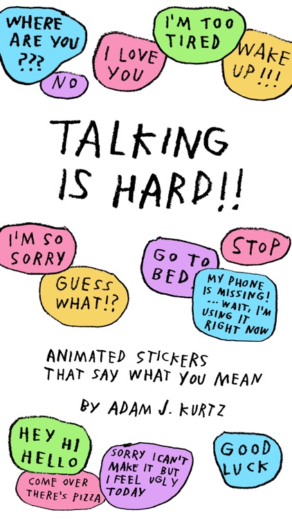 talking is hard
