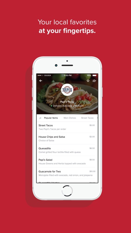 OrderUp - Delivering the food you want