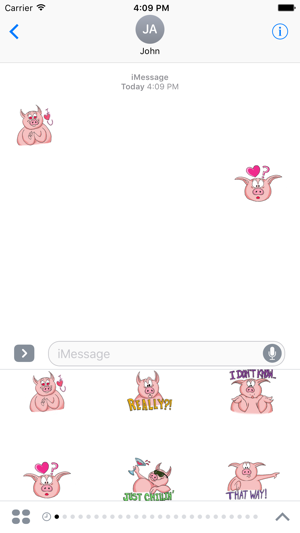 Funny Pig Sticker(圖4)-速報App