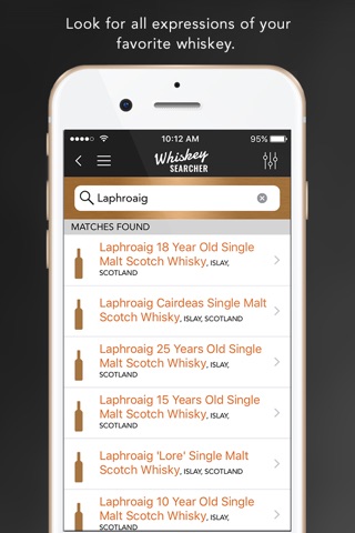 WhiskeySearcher screenshot 2