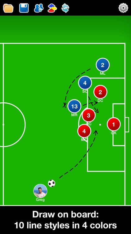 Coach Tactic Board: Soccer++