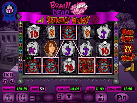 Brain Dead Slots screenshot 2