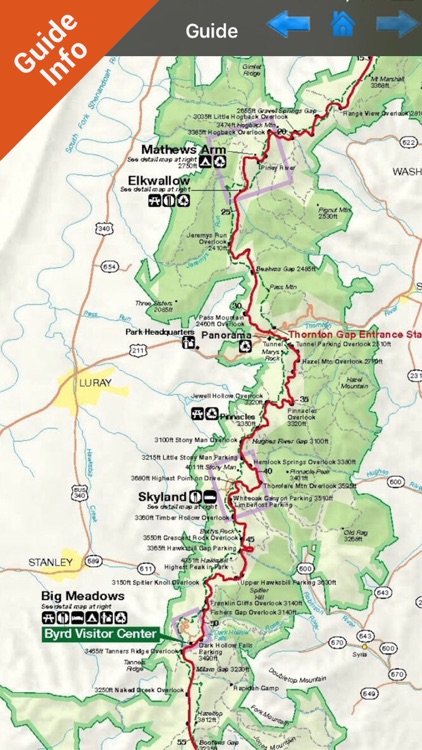 Shenandoah National Park - GPS Map Navigator screenshot-3