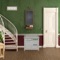 You are residing in a lovely vintage house which has green color walls