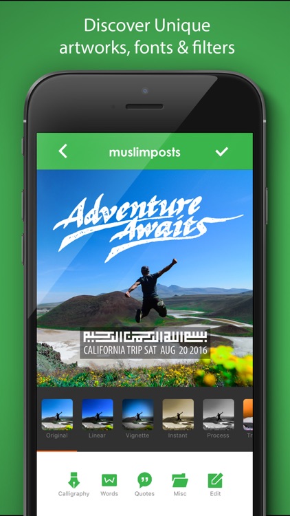 Muslimposts - Add Artworks & Text to Your Photos!