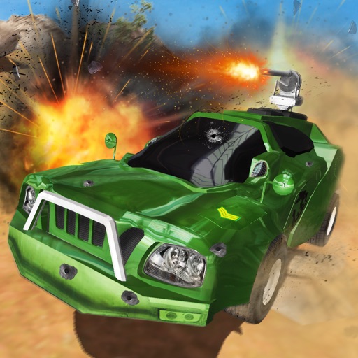 Military Flying Car Driver Battle: Desert War Zone iOS App