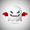 Happy Ghost emojis for Halloween - Fx Sticker