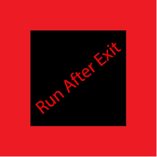 Run After Exit iOS App