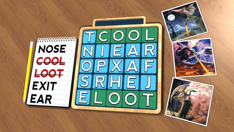 Wordsearch Revealer Dragons