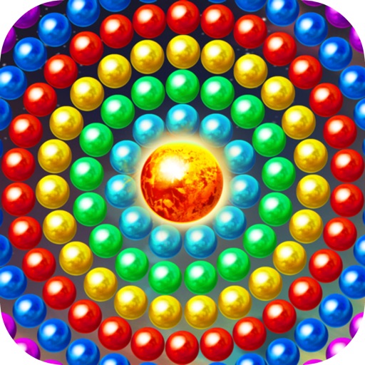 Bubble Jungle Planet Icon