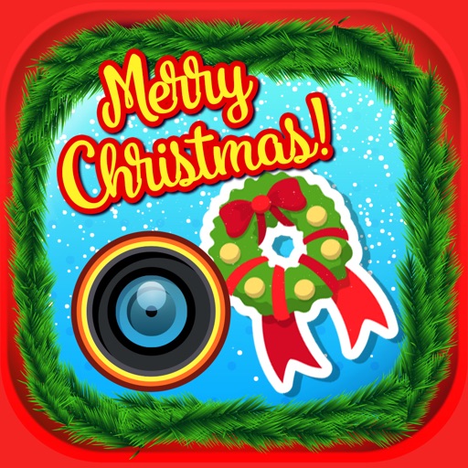 Merry Christmas Sticker Photo Booth - Xmas Camera icon
