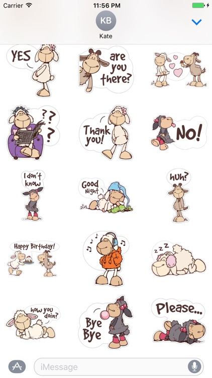 Cute Sheep Stickers