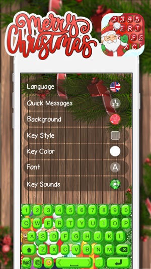 聖誕 键盘 美麗 鍵盤 設計(圖5)-速報App