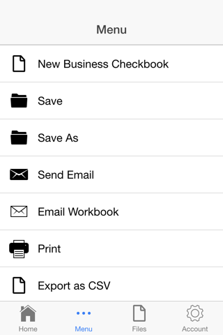 Business Checkbook screenshot 2