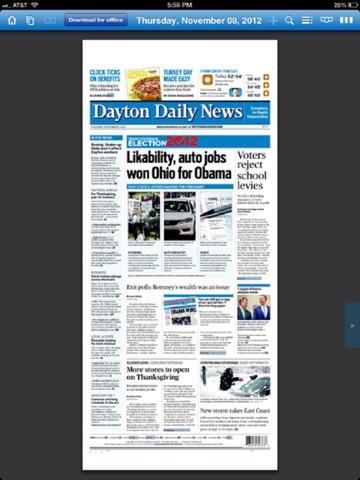 The Dayton Daily News ePaper screenshot 2