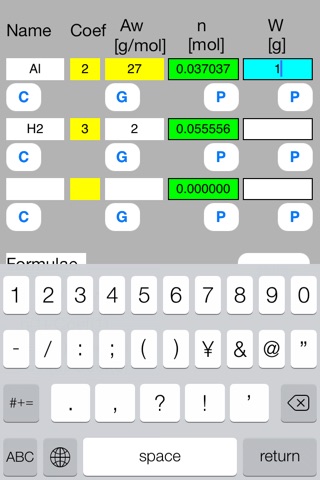 Mol Calculator mini screenshot 3