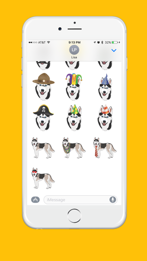 Siberian Husky Emoji(圖4)-速報App