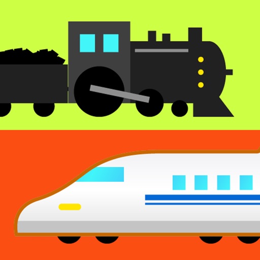 Let's play with the trains! -Free edu app for kids Icon