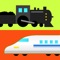 Let's play with the trains! -Free edu app for kids