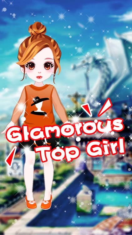 Dressup glamorous Top Girl - Makeover girly games screenshot-3