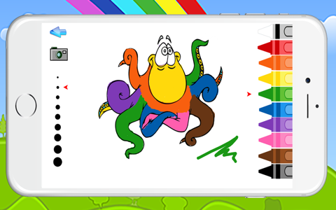 Fantasy UnderWater Coloring Book for Toddlers Game screenshot 2