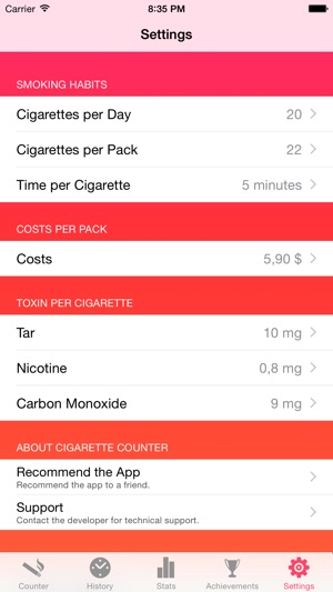 Cigarette Counter - How much do you smoke?(圖5)-速報App