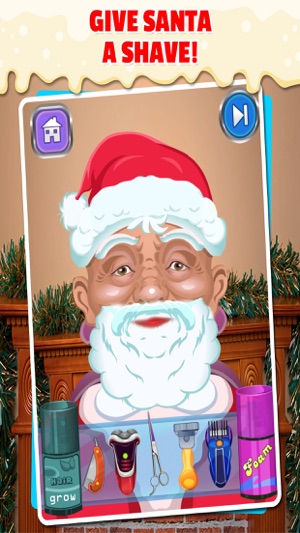 Santas Christmas Shaving Salon - Free Kids Games(圖1)-速報App