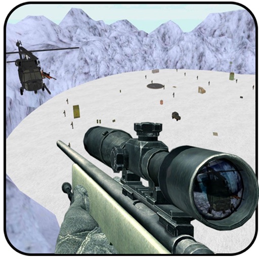 Snow Sniper Shooting Icon