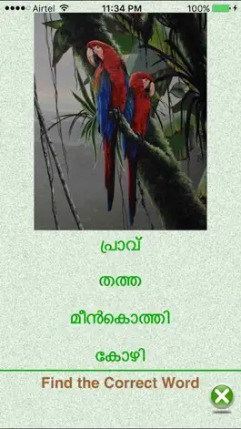 Game screenshot FlashCards Malayalam Lesson hack