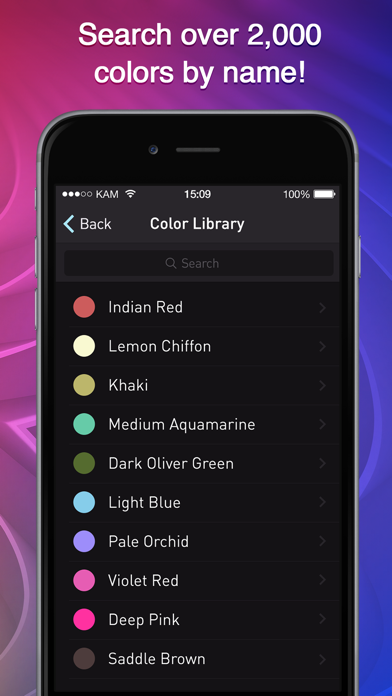 Color Name - identifier, picker and matcher tool Screenshot 2