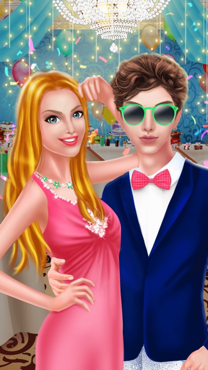 High School Dance Party Salon -  Romantic Date Beauty Makeover: SPA, Makeup & Dressup Girls Games screenshot-4