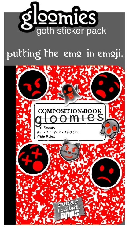 gloomies: goth emojis