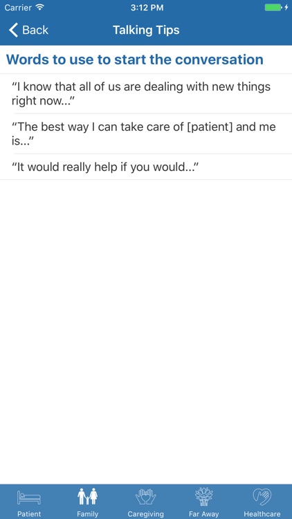 Caregiver Communication About Cancer screenshot-3