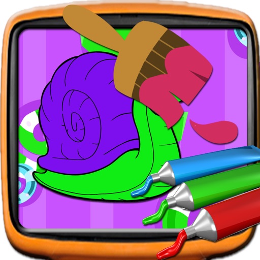 Coloring Pages Snail Version iOS App