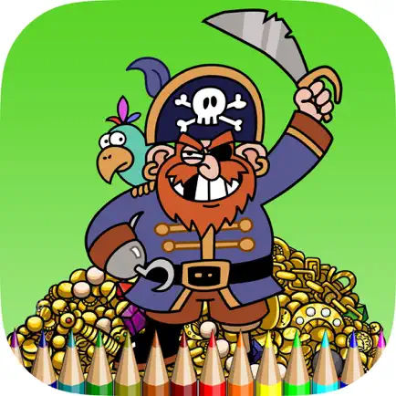 The Pirate Coloring Book HD for Children: Learn to paint and color a pirate ship and more Cheats