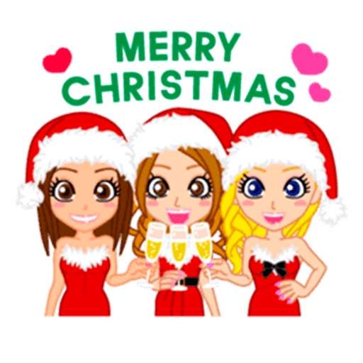 Party Girls! Christmas Stickers! icon