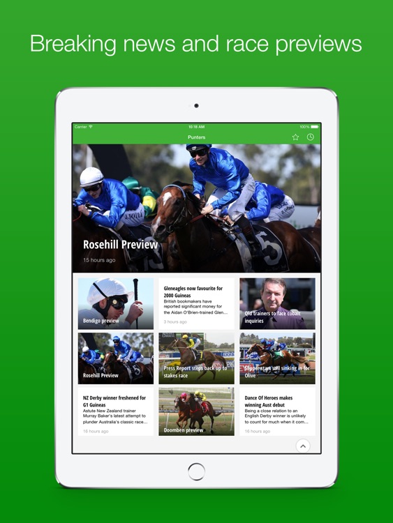 Punters - Horse Racing & Form Guide for iPad