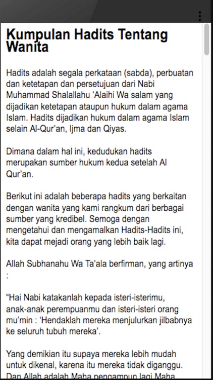 Hadist Tentang Wanita screenshot-3
